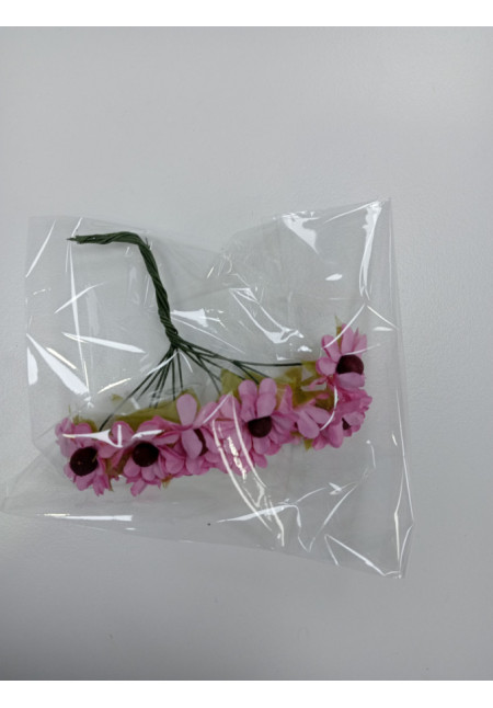 Flores rosas fuertes 