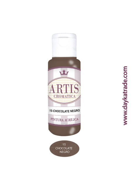 Pintura acrílica chocolate negro Pintura acrílica chocolate negro