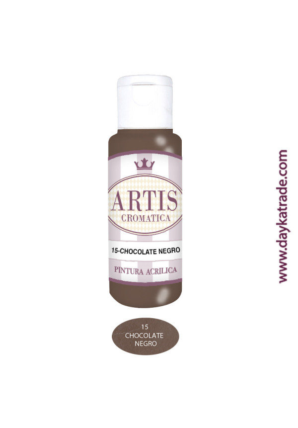 Pintura acrílica chocolate negro  