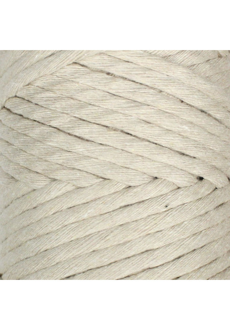 Hilo de macramé beige tostado 3mm