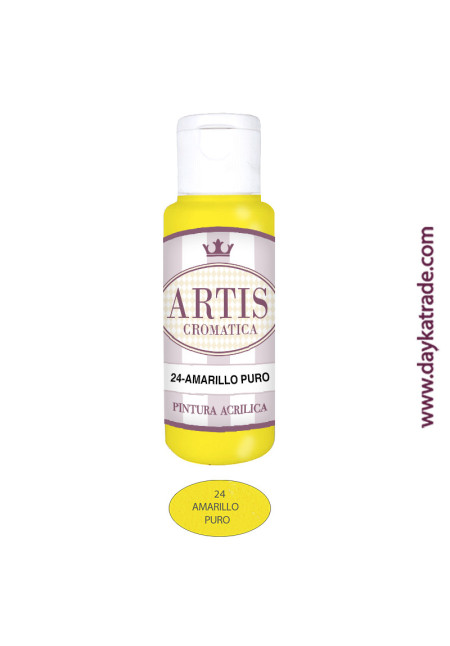 Pintura acrílica Amarillo Puro Pintura acrílica Amarillo Puro