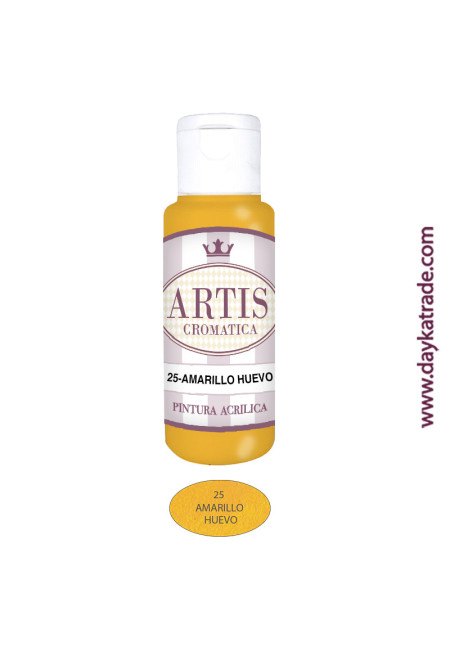 Pintura acrílica Amarillo huevo Pintura acrílica Amarillo huevo