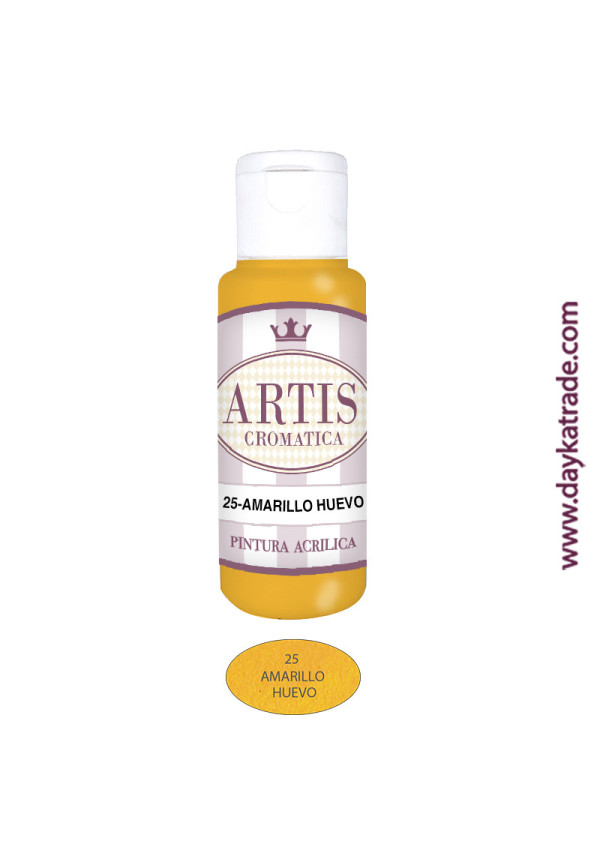 Pintura acrílica Amarillo huevo