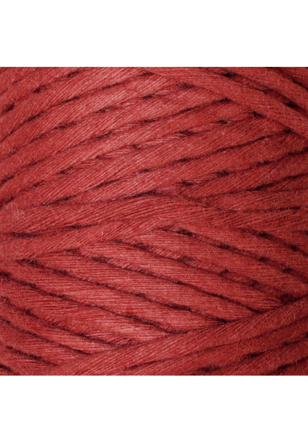 Hilo de macramé rojo 3mm