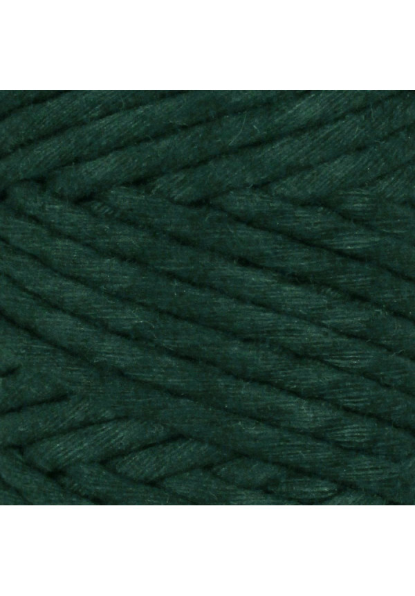 Hilo de macramé verde oscuro 3mm