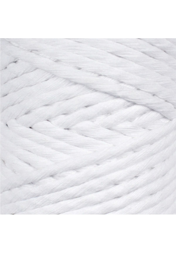 Hilo macramé blanco puro 3mm
