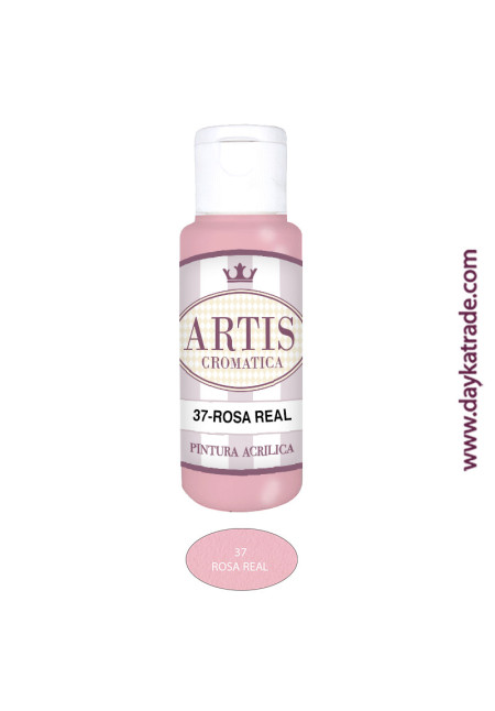 Pintura acrílica Rosa real Pintura acrílica Rosa real