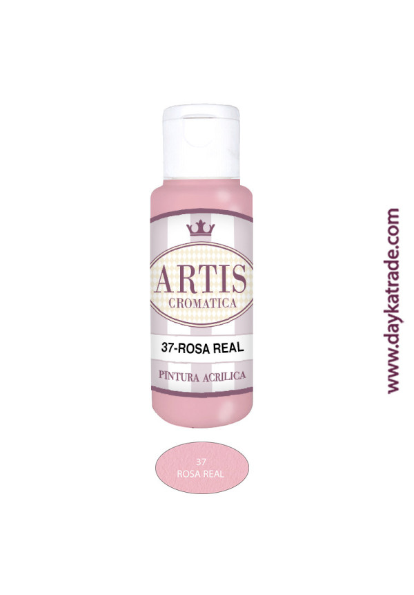 Pintura acrílica Rosa real