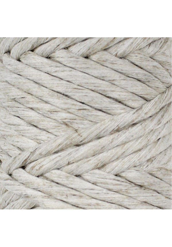 Hilo macramé beige matizado 3mm