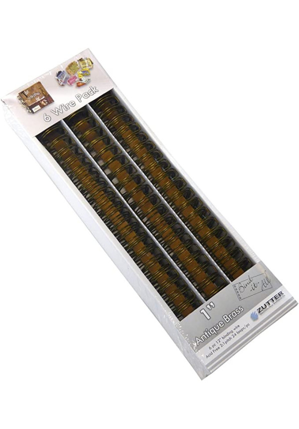 Espirales oro viejo 1 inch (2,5cm). Venta por unidades