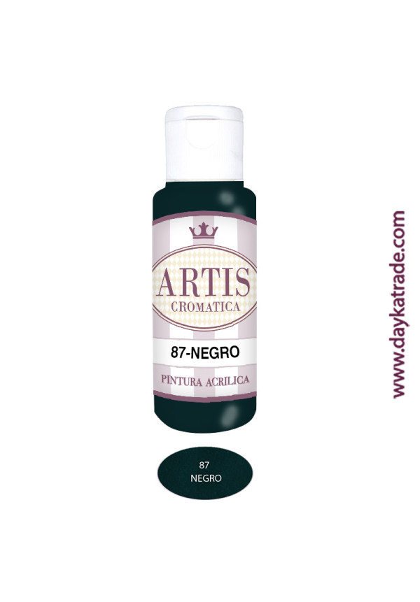 Pintura acrílica Negro
