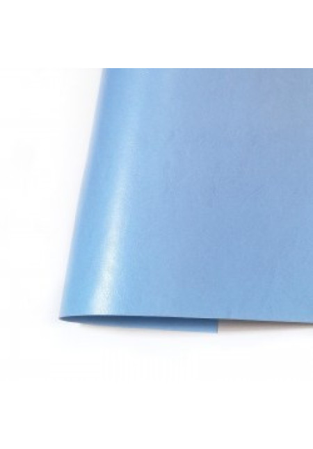 Ecopiel satinado azul cielo
