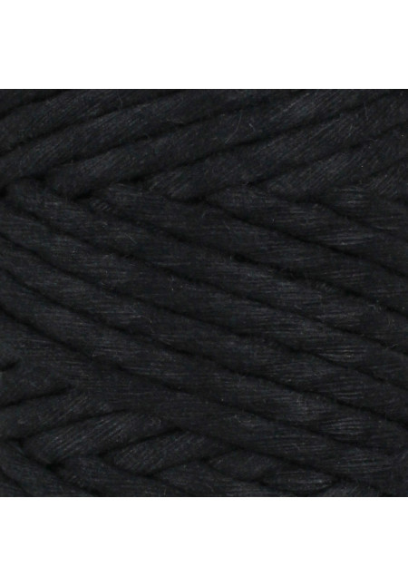 Hilo de macramé negro 3mm
