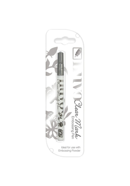 Rotulador de tinta transparente para embossing de Nuvo.