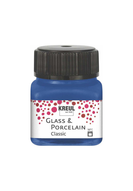 Pintura vidrio y porcelana GLASS&PORCELAIN Classic brillante azul cobalto 20ml. Pintura vidrio y porcelana GLASS&PORCELAIN Classic brillante azul cobalto 20ml.