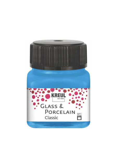 Pintura vidrio y porcelana GLASS&PORCELAIN Classic brillante azul claro 20ml. Pintura vidrio y porcelana GLASS&PORCELAIN Classic brillante azul claro 20ml.