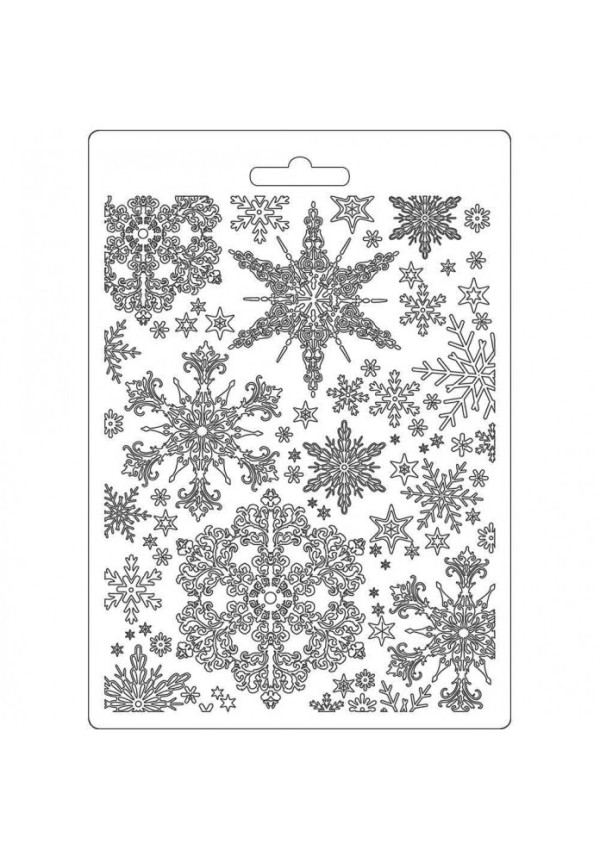 Molde flexible copos de nieve
