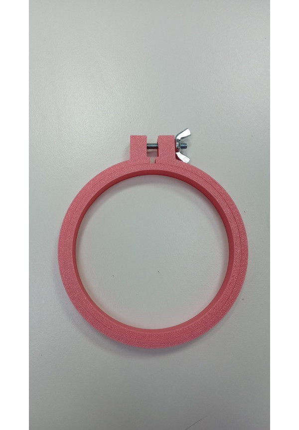 Bastidor 10,8cm fucsia perlado