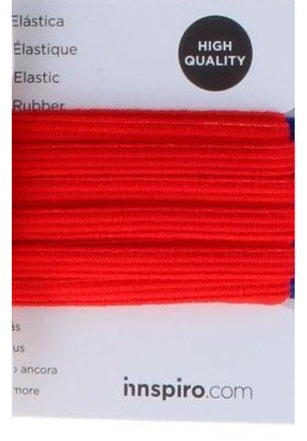 Goma elástica rojo carmin