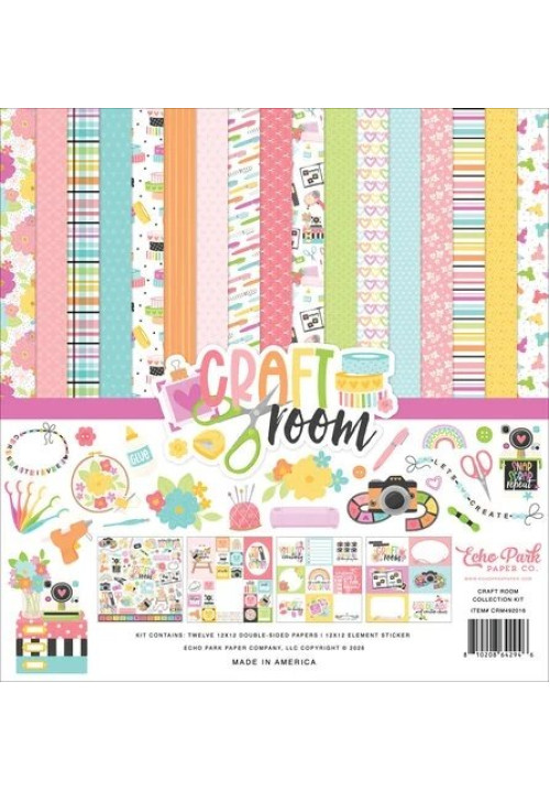 Kit de colección para taller de manualidades de 12x12 pulgadas