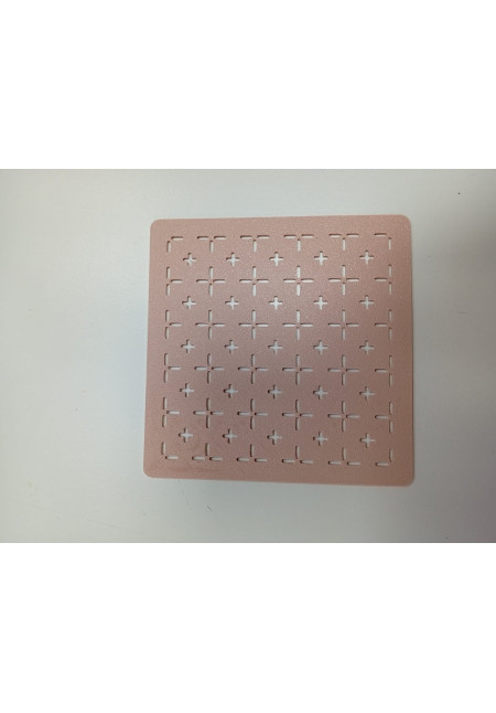 Plantilla sashiko 3d Cruz + Cruz piel