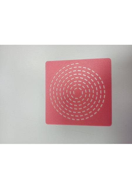 Plantilla sashiko 3d Espiral fucsia perla