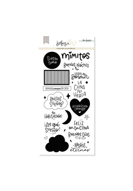  SET DE SELLOS ACRÍLICOS DULCES SUEÑOS