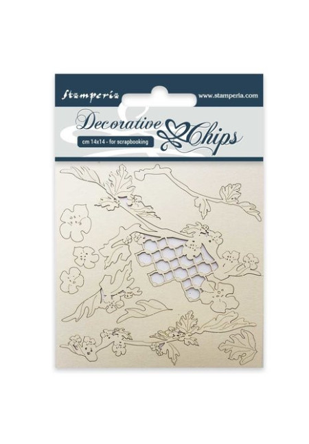 Chips Decorativos Poinsettia 