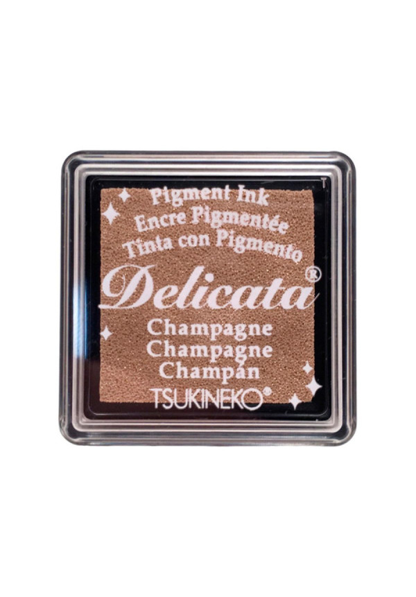 Tinta Delicata color champán brillante metálico