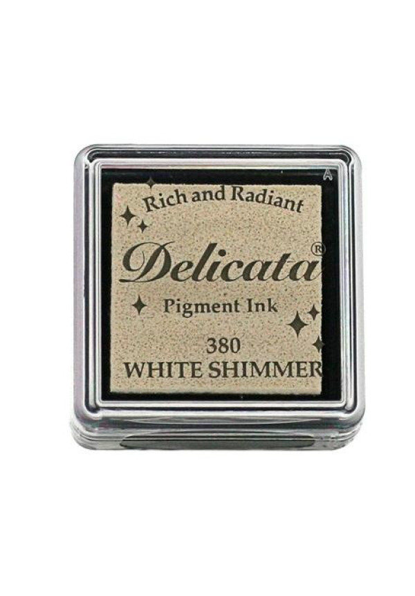 Tinta Delicata color blanco brillante metálico