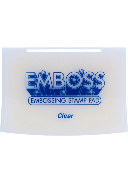 Tinta para EMBOSS color transparente 95x65mm. Almohadilla