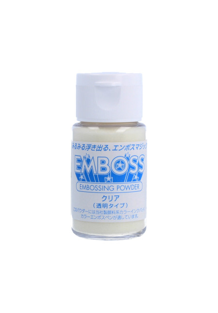 Polvo para EMBOSS color transparente 30ml. Bote