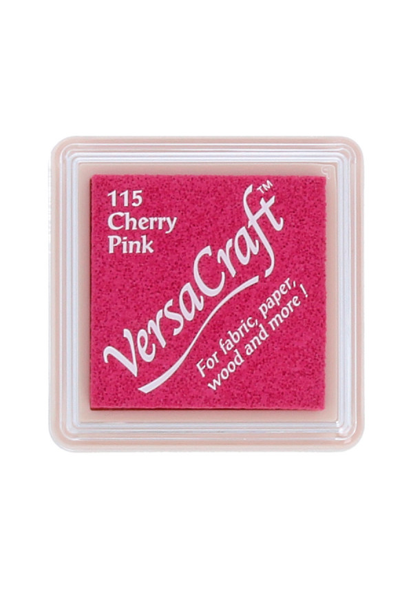 Tinta VERSACRAFT para textil color rosa cereza 