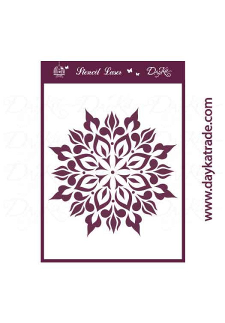 Stencil A5 Dayka Copo de nieve