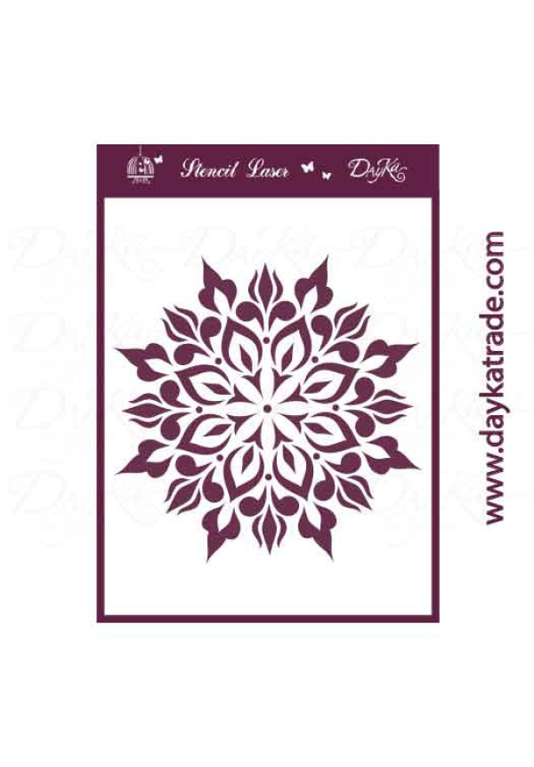 Stencil A5 Dayka Copo de nieve
