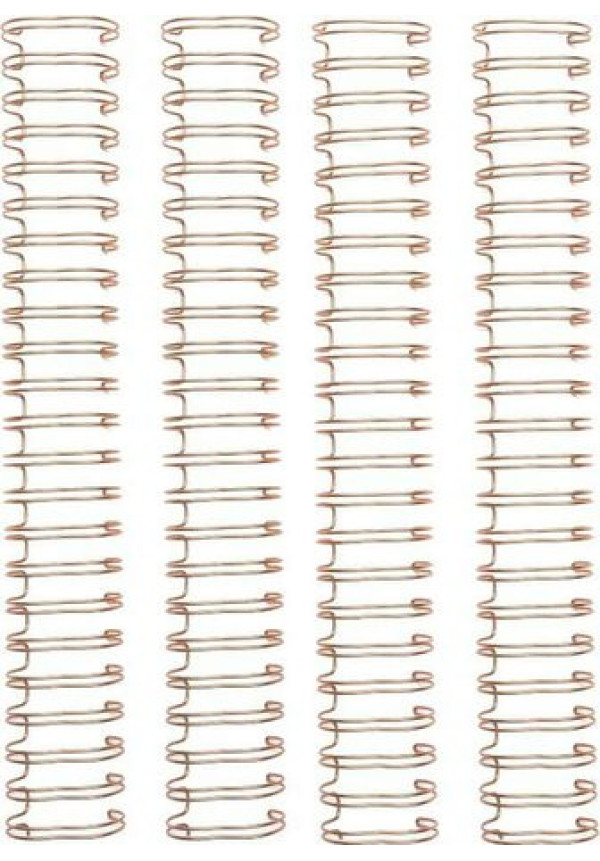 Espirales oro rosa 1 inch (2,5cm). Venta por unidades