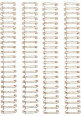 Espirales oro rosa 1 inch (2,5cm). Venta por unidades